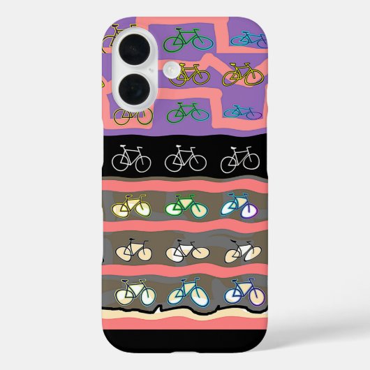 自転車 リピート Case-Mate iPhoneケース (裏面)