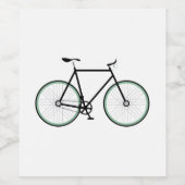 自転車 ワインラベル (シングルラベル)