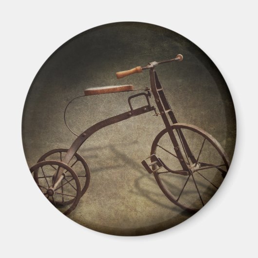 自転車 - 三輪車 マグネット (正面)