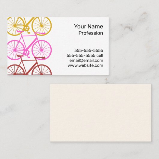 自転車 名刺 (正面/裏面)