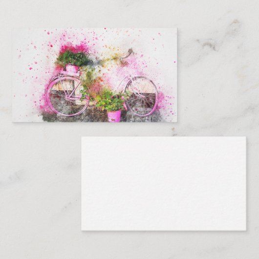 自転車 名刺 (正面/裏面)