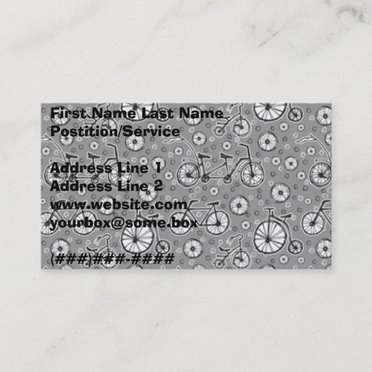 自転車 名刺 (正面)