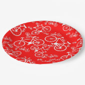 自転車（大小） ペーパープレート (アングル)