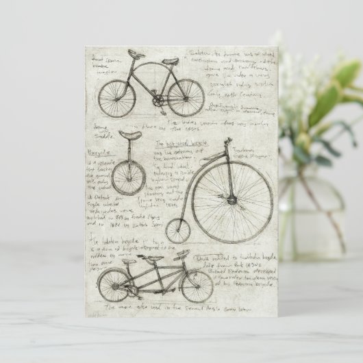 自転車 招待状 (スタンド正面)