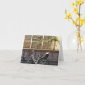 自転車：東京・浅草 カード (黄色い花)