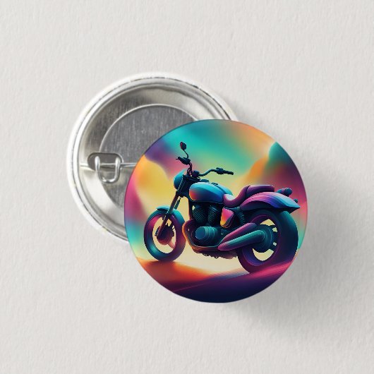 自転車 缶バッジ (正面&裏面)