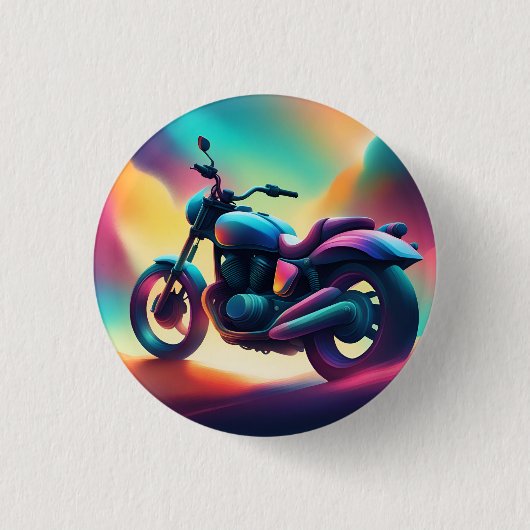 自転車 缶バッジ (正面)