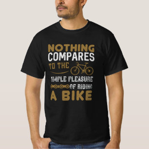 自転車 – 自転車に乗って比較するものはない Tシャツ