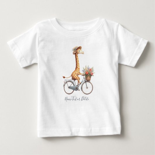 自転車 自転車 キリン Tシャツ (正面)