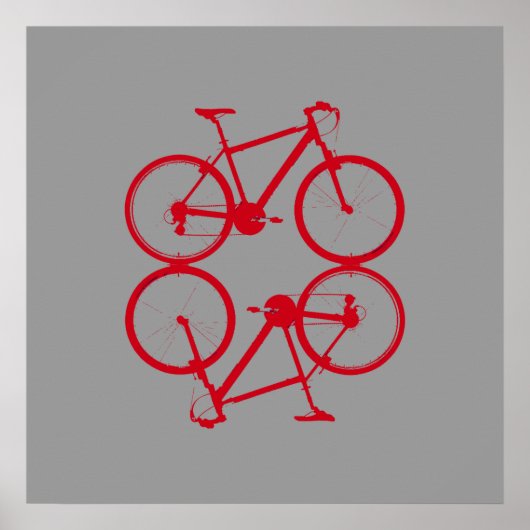 自転車、自転車、サイクリング/サイクリング ポスター (正面)