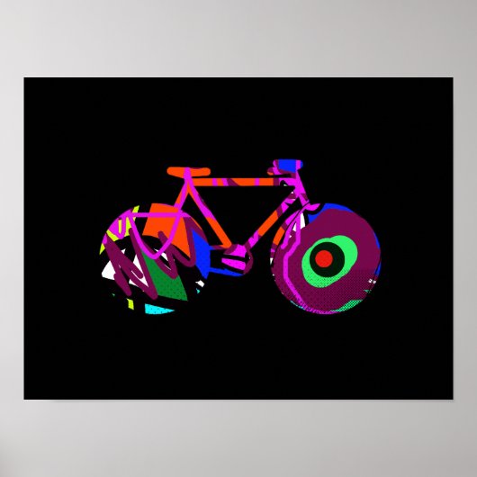 自転車、自転車、サイクリング/サイクリング ポスター (正面)
