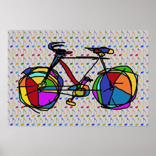 自転車、自転車、サイクリング/サイクリング ポスター (正面)