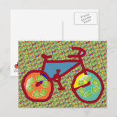 自転車、自転車、サイクリング/サイクリング ポストカード (正面/裏面)