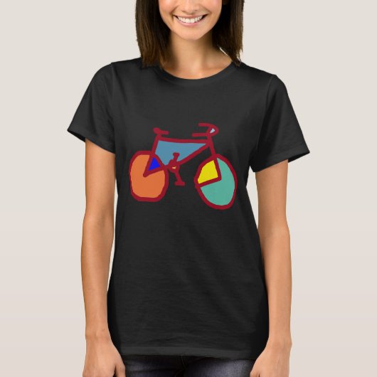 自転車。自転車/サイクリング Tシャツ (正面)