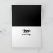 自転車、自転車、サイクル、スポーツサイクリングカスタム誕生日 カード (内部)