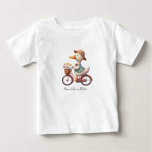 自転車 自転車 ダック Tシャツ
