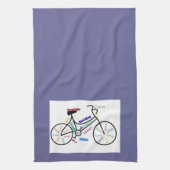 自転車、自転車、自転車、自転車、スポーツ、サイクリングやる気を起こさせる、 キッチンタオル (縦)