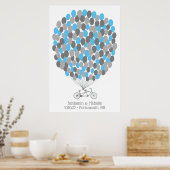 自転車 – 150シグネチャーゲストブックオルタナティブ ポスター (キッチン)