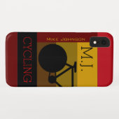 自転車。 2輪。自転車クール. Case-Mate iPhoneケース (裏面(横))