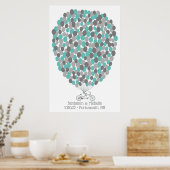 自転車 – 250シグネチャーゲストブックオルタナティブ ポスター (キッチン)