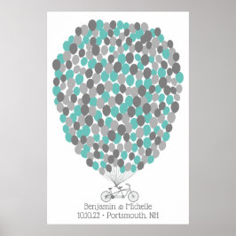 自転車 – 250シグネチャーゲストブックオルタナティブ ポスター