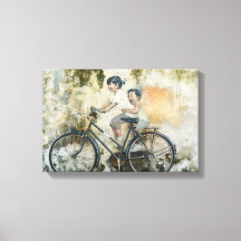 自転車 | Zazzle_Growshop。 キャンバスプリント
