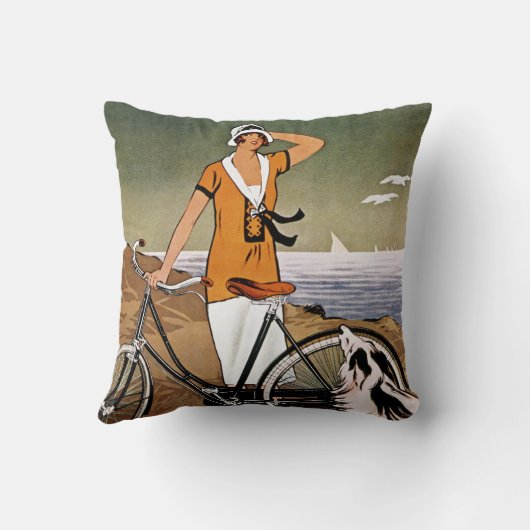 自転車Ad 1925年 クッション (裏面)