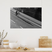 自転車BWの少女 ポスター (キッチン)