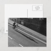 自転車BWの少女 ポストカード (正面/裏面)