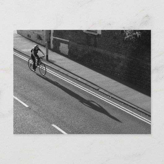 自転車BWの少女 ポストカード (正面)