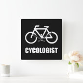 自転車Cycologist スクエア壁時計 (ホーム)