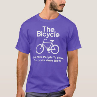 自転車Ich hateサイクリストの通りテロリスト Tシャツ