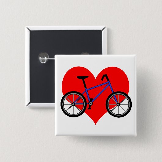 自転車Pin 缶バッジ (正面&裏面)