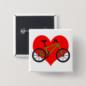 自転車Pin 缶バッジ (正面&裏面)