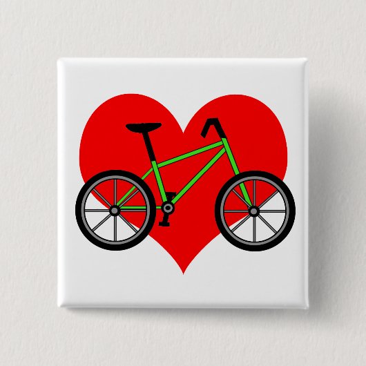 自転車Pin 缶バッジ (正面)