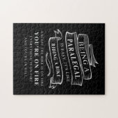 自転車Tシャツに乗るパラリーガルであるIt簡単 ジグソーパズル (横)