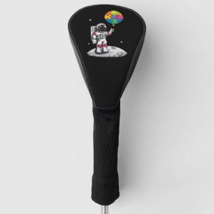 自閉宇宙飛行士バルーン宇宙自閉症意識 ゴルフヘッドカバー