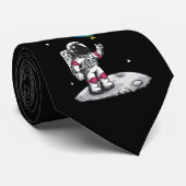 自閉宇宙飛行士バルーン宇宙自閉症意識 ネクタイ (ロール)