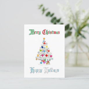 自閉式クリスマスポストカード ポストカード