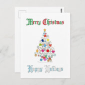 自閉式クリスマスポストカード ポストカード (正面/裏面)