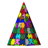 自閉性ジグソー パーティーハット (裏面)