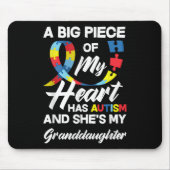 自閉症おばあちゃん_おじいちゃん自閉症おばあちゃん マウスパッド (正面)