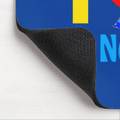 自閉症おばさん私は私の甥のブルーハート マウスパッド (コーナー)