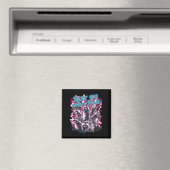 自閉症おもしろいのルーン自閉症ミームRizz Emと マグネット (インサイチュ (食洗機))