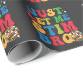 自閉症おもしろいの自閉症の意識だけで私を静める ラッピングペーパー (ロールコーナー)