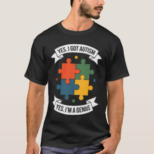 自閉症おもしろい意識キッズ自閉症パズル自閉 Tシャツ