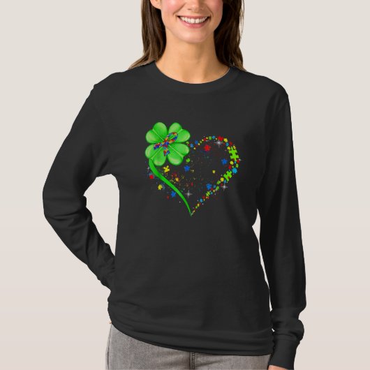 自閉症おもしろい意識St patricks dayC自閉症 Tシャツ (正面)