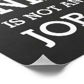 自閉症おもしろい特殊ニーズ先生 ポスター (角)