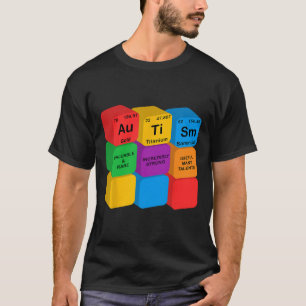 自閉症おもしろい認識要素周期表Che Tシャツ
