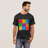 自閉症おもしろい認識要素周期表Che Tシャツ (正面フル)